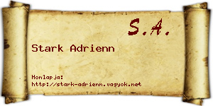 Stark Adrienn névjegykártya